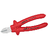Seitenschneider verchromttauchisoliert 180mm KNIPEX Seitenschneider verchromttauchisoliert 180mm KNIPEX