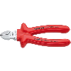 Seitenschneider verchromttauchisoliert 180mm KNIPEX