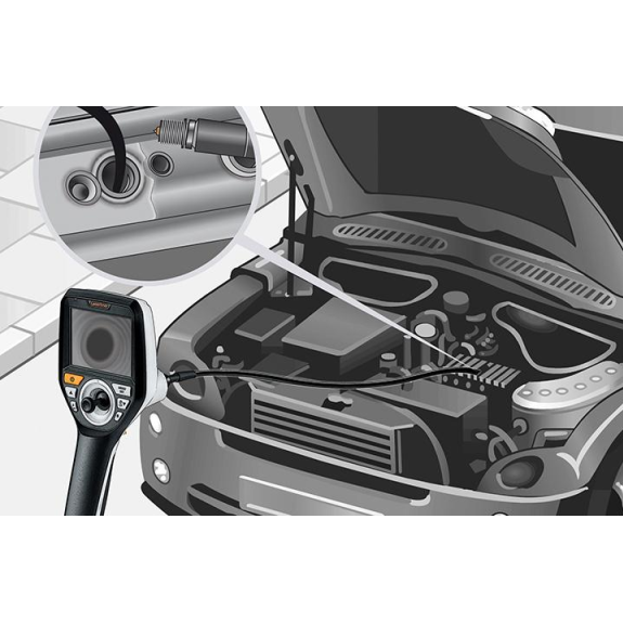 3D-Inspektionskamera mit 3,5" TFT-Display-Beschreibung lesen