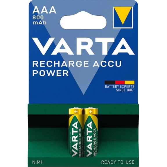 VARTA Rechargeable Power Accu Micro 2er Blister VARTA Rechargeable Power Accu Micro 2er Blister-Beschreibung lesen