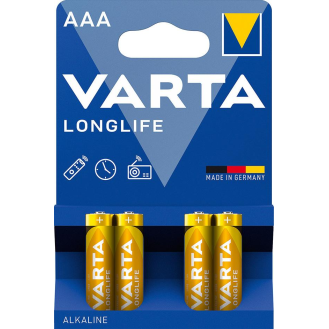 Batterie Longlife AAA, 8-er Folie-Beschreibung lesen
