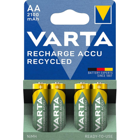 RECHARGE ACCU AA 2100mAh 4er Blister Beschaffungsartikel-Beschreibung lesen