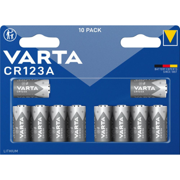 VARTA ELECTRONICS CR123A 10er Blister Beschaffungsartikel-Beschreibung lesen