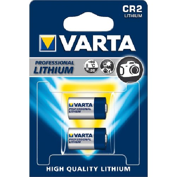 VARTA Batterie Profess. CR2 2er Blister, 3,0V-Beschreibung lesen