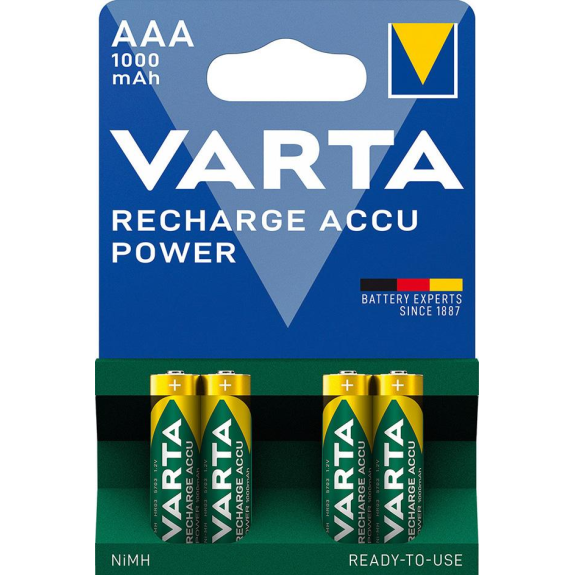 VARTA Professional Accu Micro AAA, HR03, 1000mAh-Beschreibung lesen