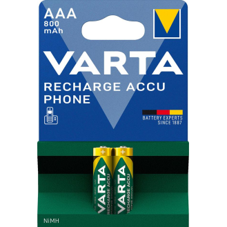VARTA Phonepower Accu T398 Mico/AAA/HR03,800mAh-Beschreibung lesen