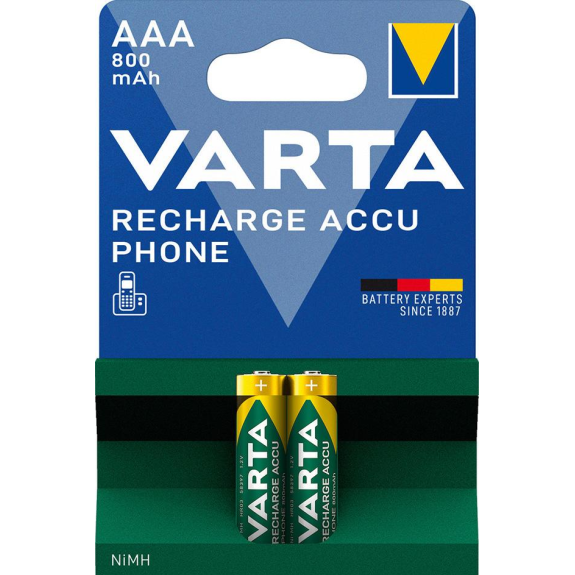 VARTA Phonepower Accu T398 Mico/AAA/HR03,800mAh-Beschreibung lesen