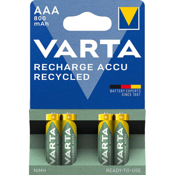 RECHARGE ACCU AAA 800mAh 4er Blister Beschaffungsartikel-Beschreibung lesen