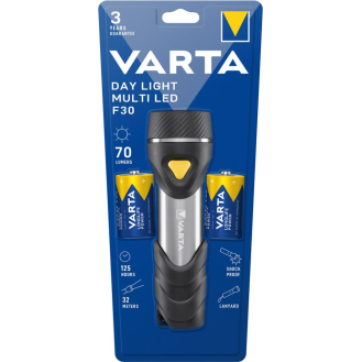 Taschenlampe Day Light Multi LED F30 mit Batterien VARTA-Beschreibung lesen