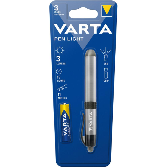 Taschenlampe Penlight LED16611 mit Batterie AAA imBlister VARTA Taschenlampe Penlight LED16611 mit Batterie AAA imBlister VARTA-Beschreibung lesen