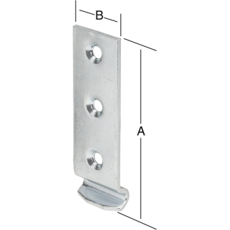 Schliesshaken Form D 46x18mm Nr. 9018Z-Beschreibung lesen