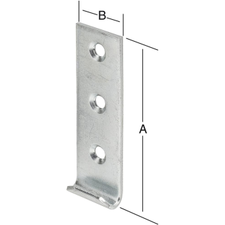 Schliesshaken gerade 44x18mm Nr. 8018Z-Beschreibung lesen