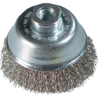Topfbürste V4A M14 gewellt 70x0,3mm ZEINTRA-Beschreibung lesen