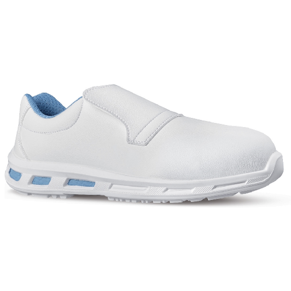 U-Power - Chaussure de sécurité basse hydrofuge BLANCO - Environnements chimiques et humides - S2 SRC U-Power - Chaussure de sécurité basse hydrofuge BLANCO - Environnements chimiques et humides - S2 SRC-Lire la description