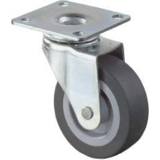 Lenkrolle 50mm 42x42mm Platte,GL,Gummirad F26.050-Beschreibung lesen