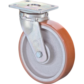 Lenkrolle 300/75mm RR100.B15 Pl., Polyure Guss-Beschreibung lesen
