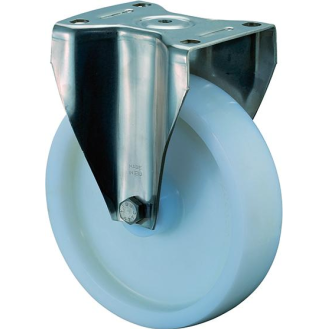 Bockrolle 100mm HS110 Platte,Kst.weiß,ER,RL HS110.B14.100-Beschreibung lesen