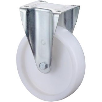 Bockrolle 100mm Lg.R schwer verz Kunstoffrad-Beschreibung lesen