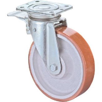Lenkrolle 125mm N120.C10 Pl.,Polyure Guss,KL,Fest N120.C10.129-Beschreibung lesen