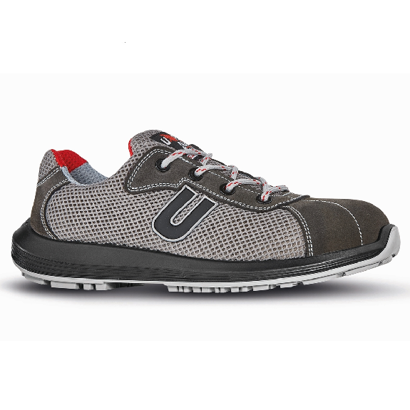 U-Power - Chaussure de sécurité basse sans métal ultra légère COAL - Environnements secs et chauds - S1P SRC U-Power - Chaussure de sécurité basse sans métal ultra légère COAL - Environnements secs et chauds - S1P SRC-Lire la description