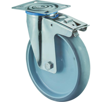 Lenkrolle 150mm H120.B43 Platt.Thermopl,ER,GL,FestH120.B43.150-Beschreibung lesen