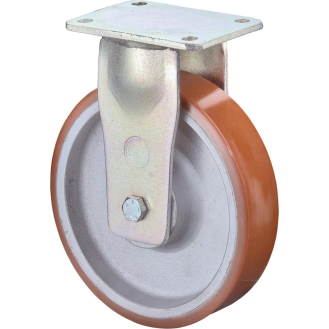 Bockrolle 80mm RR110.B15 Platte,Polyure Guss,KL RR110.C10.080-Beschreibung lesen