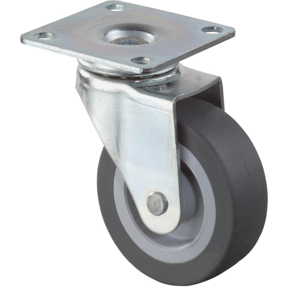 Roulette pivotante, roue en plastique à palier lisse 26 mm-Leggi tutto