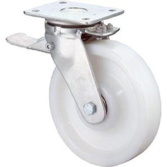 Lenkrolle 200mm RR120.B15Platte,Kst.weiß,KL,Fest RR120.B15.200-Beschreibung lesen
