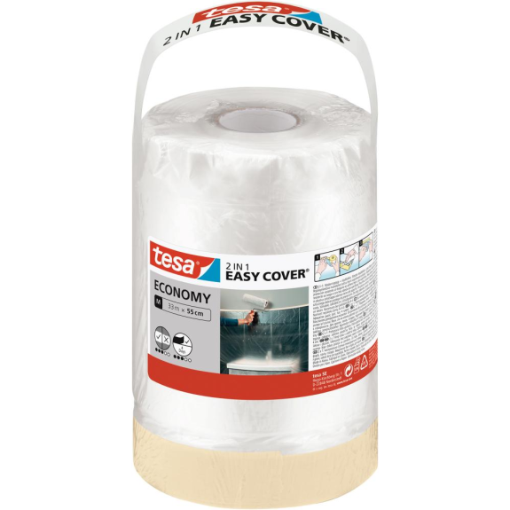 tesa Easy Cover Economy Refill, M (33m x 55cm) tesa Easy Cover Economy Refill, M (33m x 55cm)-Beschreibung lesen