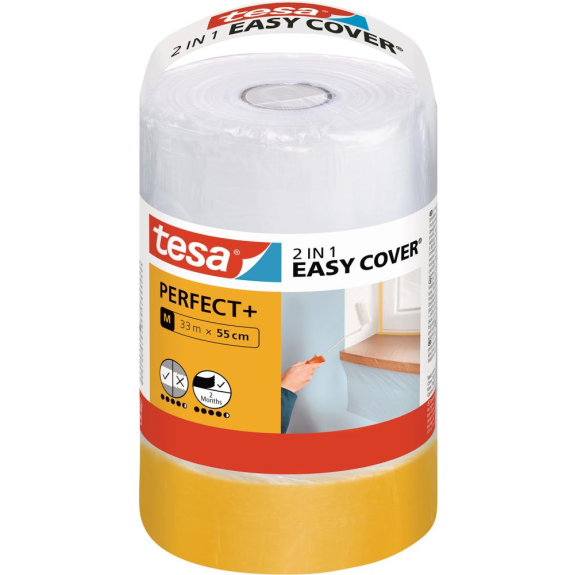 tesa Easy Cover Perfect+ Refill: M (33m x 55cm)-Beschreibung lesen