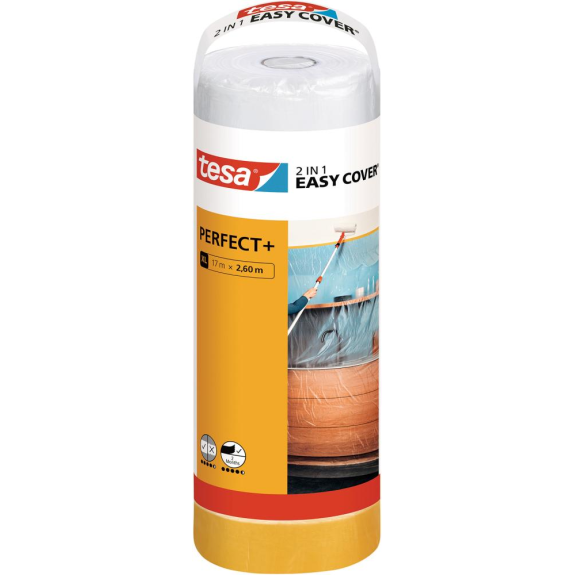 tesa Easy Cover Perfect+ Refill: XL (17m x 2,60m)-Beschreibung lesen