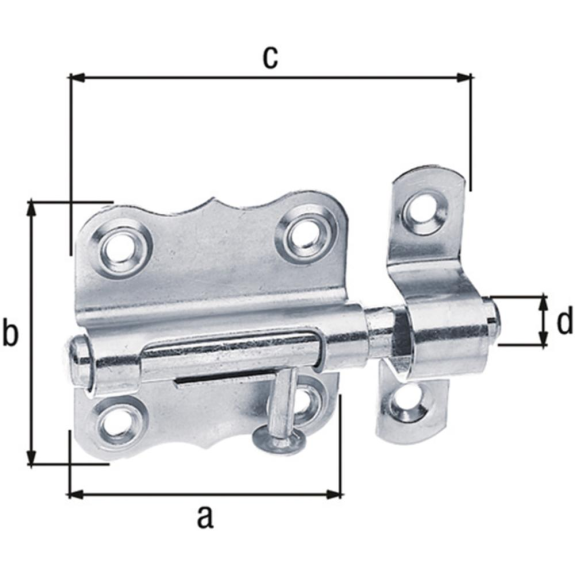 Grendelriegel 160/VA Grendelriegel 160/VA-Beschreibung lesen