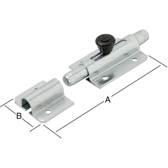 Bolzen-Knopfriegel 120X36mm verz.-Beschreibung lesen