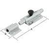 Bolzen-Knopfriegel 120X36mm verz.