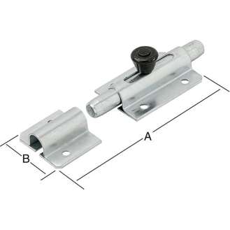 Bolzen-Knopfriegel 120X36mm verz.-Beschreibung lesen