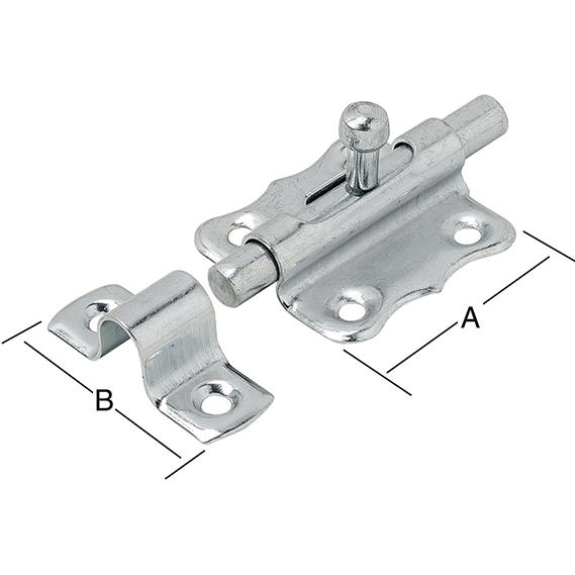 Grendelriegel 35X35 mm verz.-Beschreibung lesen