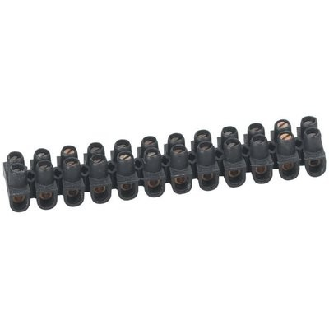 Barrette de connexion à vis Nylbloc  - Coloris: Noir | : 034217 | Ø (mm): 5.5 mm | Capacité par rnes (mm²): 16 mm²-Beschreibung lesen