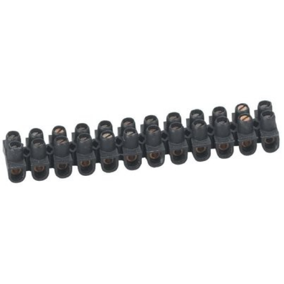 Barrette de connexion à vis Nylbloc  - Coloris: Noir | : 034217 | Ø (mm): 5.5 mm | Capacité par rnes (mm²): 16 mm²-Beschreibung lesen
