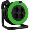 Mini-Kabeltrommel 15m H05VV-F3G1,5 schwarz/grün Beschaffungsartikel