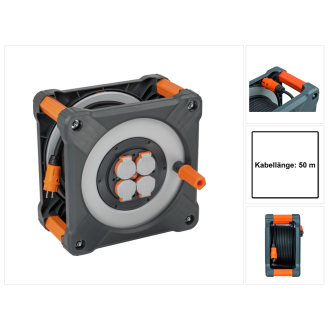 Kabeltrommel Kunststoff H07RN-F3G1,5 50m professionalLINE Brennenstuhl-Beschreibung lesen