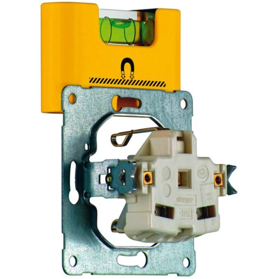 Nivel de burbuja Pocket Electric, 7 cm, con clip para cinturón-Leer más
