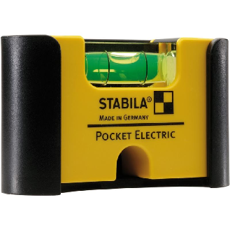 Niveau de bulles électriques de poche, 7 cm, avec clip de ceinture-Lire la description