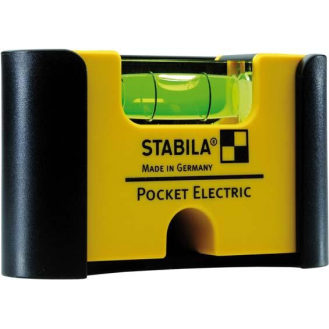 Niveau de bulles électriques de poche, 7 cm, avec clip de ceinture-Lire la description