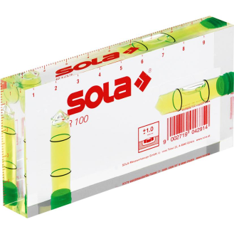 Kleinwasserwaage R100 10 cm Sola-Beschreibung lesen