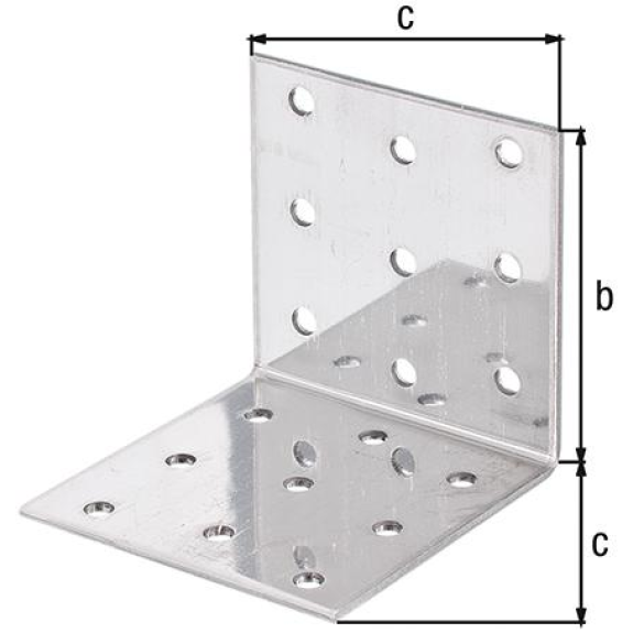 Lochplattenwinkel VA 60x60x60x2 mm-Beschreibung lesen
