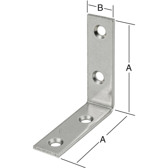 Stuhlwinkel 25x25x2mm blau verzinkt-Beschreibung lesen