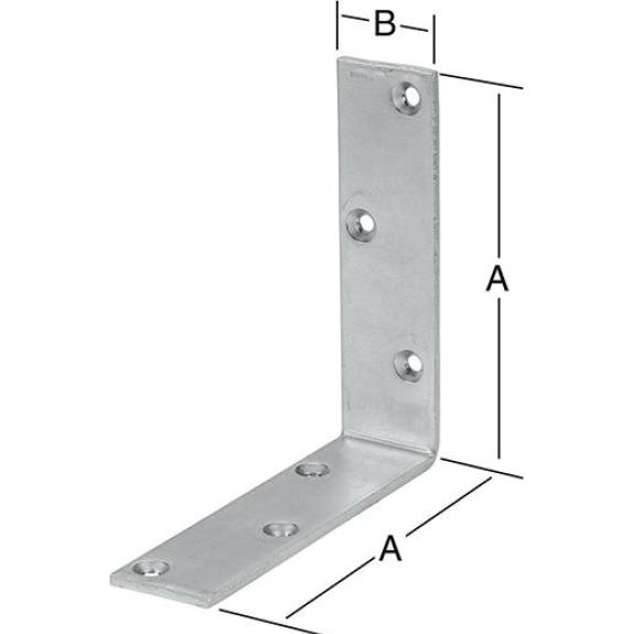Balkenwinkel 100X40mm verz.-Beschreibung lesen