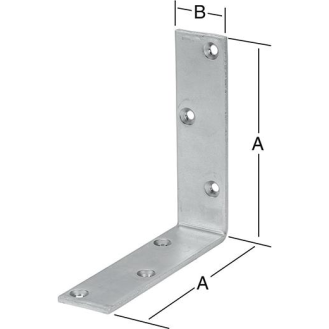 Balkenwinkel 150X40 mm verz.-Beschreibung lesen