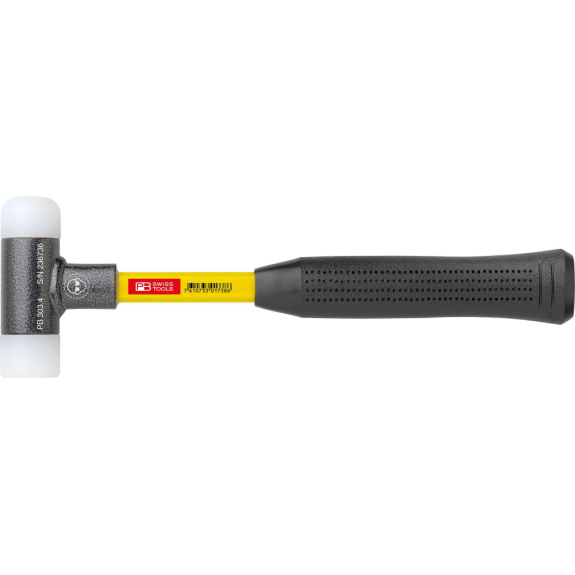 Schonhammer mit Glasfaserstiel rückschlagfrei 40mm PB Swiss Tools Schonhammer mit Glasfaserstiel rückschlagfrei 40mm PB Swiss Tools-Beschreibung lesen