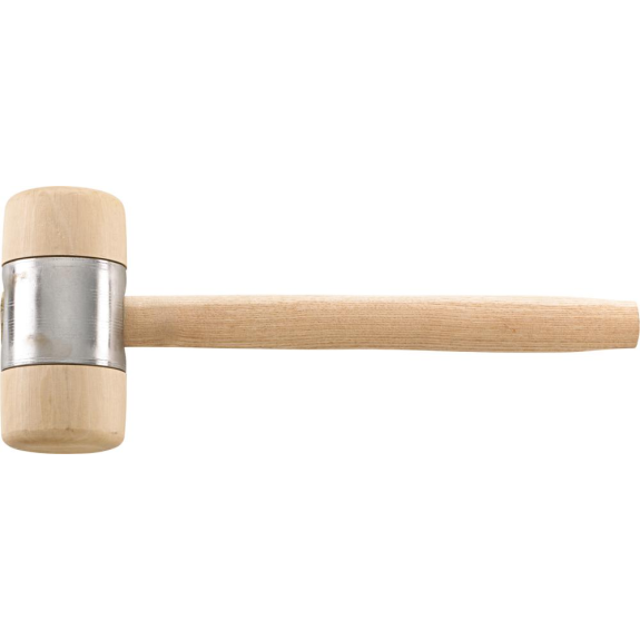 Holzhammer DIN 7462B Kopf-D. 90x180mm mit Metallmantel Holzhammer DIN 7462B Kopf-D. 90x180mm mit Metallmantel-Beschreibung lesen